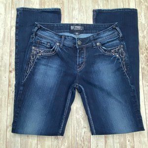 Silver Jeans Suki Medium Wash Denim Jean 31x33